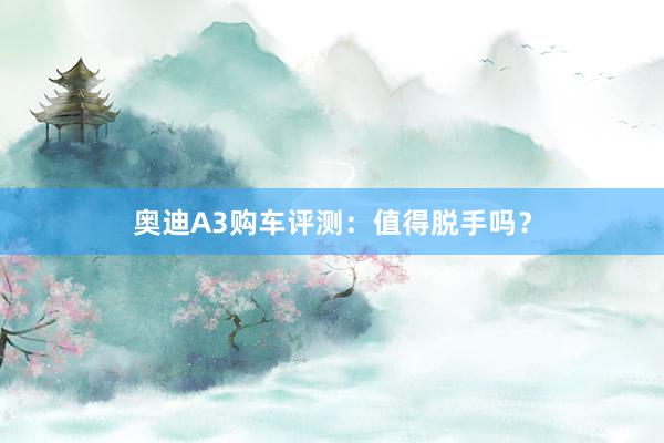 奥迪A3购车评测：值得脱手吗？